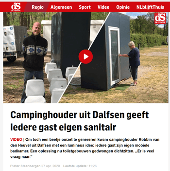 prive sanitair units in de Stentor