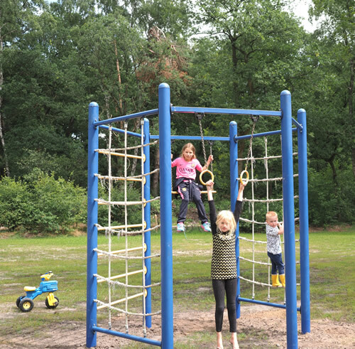 lekker klimmen en klauteren vlak bij de kampeerplaats